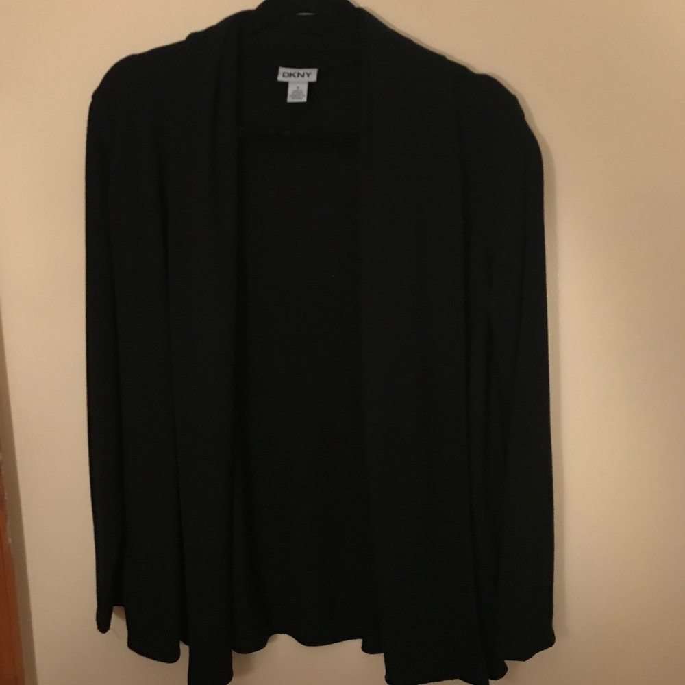 DKNY Black Cover up Sweater